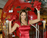 Gemma Atkinson launches the Great Holiday Grab Experience at Bluewater shopping centre in Greenhithe England