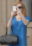 Rose McGowan taking pictures