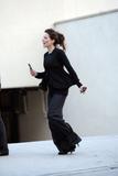 Kate Beckinsale in black candid