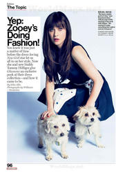 Zooey Deschanel - Glamour Magazine April 2014